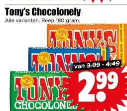 Dirk Tony's Chocolonely aanbieding