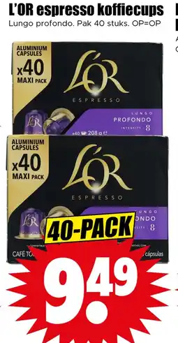 Dirk L'OR espresso koffiecups aanbieding