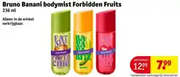 Kruidvat Bruno Banani bodymist Forbidden Fruits aanbieding