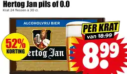 Dirk Hertog Jan pils of 0,0 aanbieding