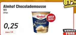 Budget Food Almhof Chocolademousse Wit aanbieding