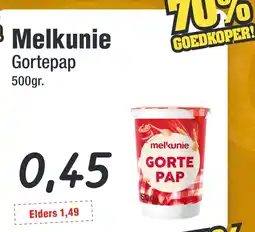Budget Food Melkunie Gortepap aanbieding