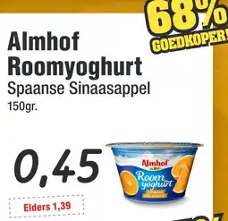 Budget Food Almhof Roomyoghurt aanbieding