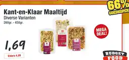 Budget Food Kant-en-klaar Maaltijd Diverse Varianten aanbieding