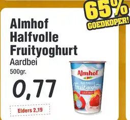 Budget Food Almhof Halfvolle Fruityoghurt aanbieding