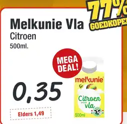 Budget Food Melkunie Vla Citroen aanbieding