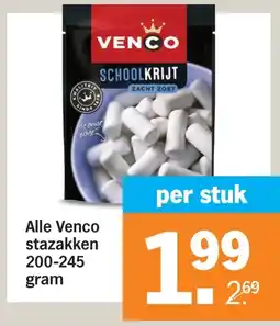 Albert Heijn Alle Venco stazakken aanbieding