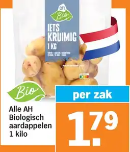 Albert Heijn Alle AH Biologisch aardappelen aanbieding