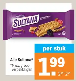 Albert Heijn Alle Sultana aanbieding