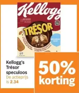 Albert Heijn Kellogg's Trésor speculoos aanbieding