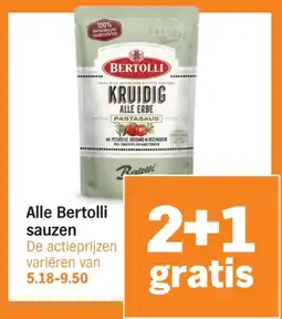 Albert Heijn Alle Bertolli sauzen aanbieding