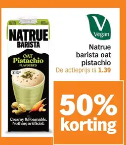 Albert Heijn Natrue barista oat pistachio aanbieding