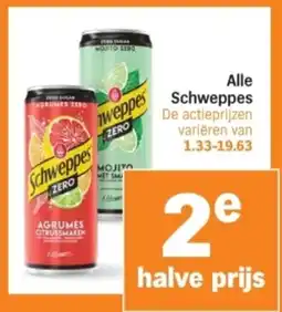 Albert Heijn Alle Schweppes aanbieding