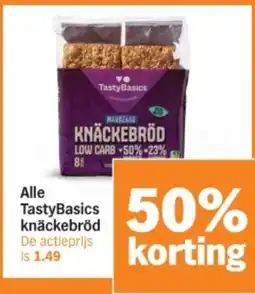 Albert Heijn Alle TastyBasics knäckebröd aanbieding