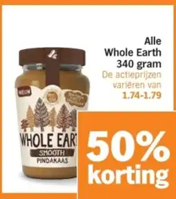 Albert Heijn Alle Whole Earth aanbieding