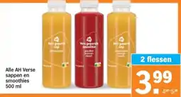 Albert Heijn Alle AH Verse sappen en smoothies aanbieding