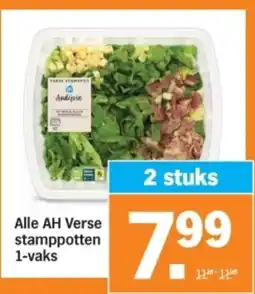 Albert Heijn Alle AH Verse stamppotten aanbieding