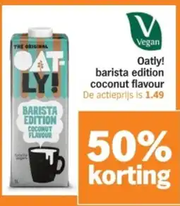 Albert Heijn Oatly! barista edition coconut flavour aanbieding