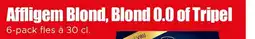Dirk Affligem Blond, Blond 0.0 of Tripel aanbieding