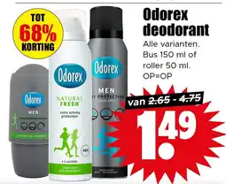 Dirk Odorex deodorant aanbieding