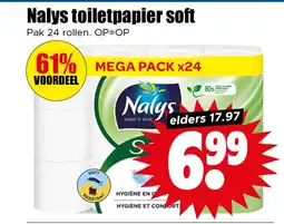 Dirk Nalys toiletpapier soft aanbieding