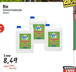 Budget Food Rio Schoonmaakazijn aanbieding