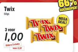 Budget Food Twix aanbieding