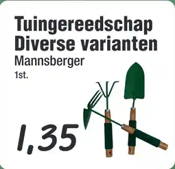 Budget Food Tuingereedschap Diverse varianten aanbieding