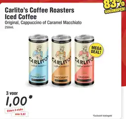 Budget Food Carlito's Coffee Roasters Iced Coffee aanbieding