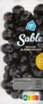 Albert Heijn AH Sable pitloze blauwe druiven aanbieding