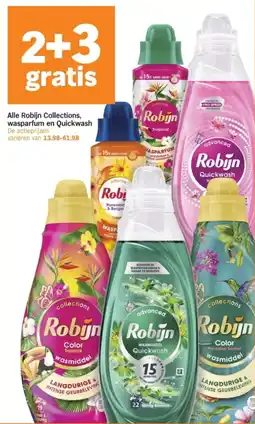 Albert Heijn Alle Robijn Collections, wasparfum en Quickwash aanbieding
