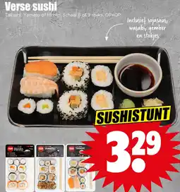 Dirk Verse sushi aanbieding