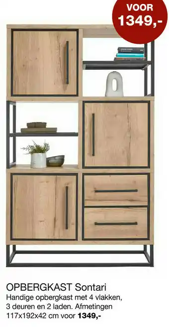 Xooon Opbergkast Sontari aanbieding
