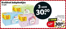 Kruidvat Kruidvat babydoekjes aanbieding