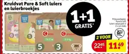 Kruidvat Kruidvat Pure & Soft luiers en luierbroekjes aanbieding