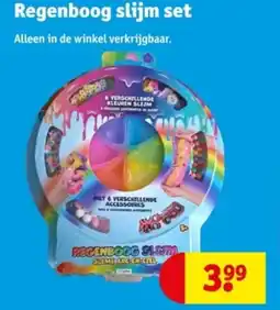 Kruidvat Regenboog slijm set aanbieding