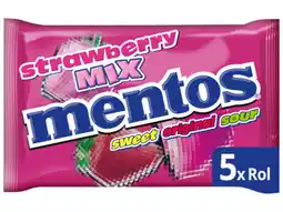 Hoogvliet Mentos Strawberry aanbieding