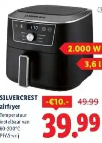 Lidl SILVERCREST airfryer aanbieding