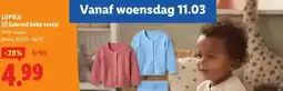 Lidl LUPILU Gebreid baby vestje aanbieding