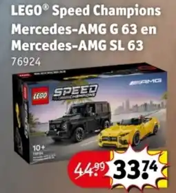 Kruidvat LEGO Speed Champions Mercedes-AMG G 63 en Mercedes-AMG SL 63 aanbieding