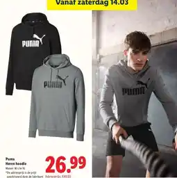 Lidl Puma Heren hoodie aanbieding