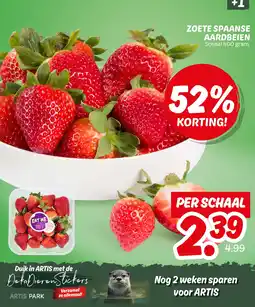 Dekamarkt Zoete spaanse aardbeien aanbieding
