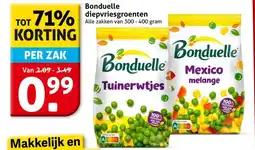 Hoogvliet Bonduelle diepvriesgroenten aanbieding