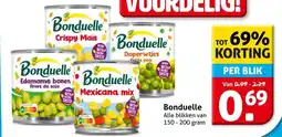 Hoogvliet Bonduelle aanbieding