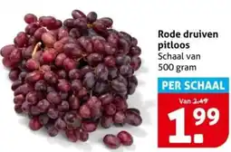 Hoogvliet Rode druiven pitloos aanbieding