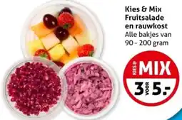 Hoogvliet Kies & Mix Fruitsalade en rauwkost aanbieding