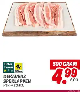 Dekamarkt Dekavers speklappen aanbieding