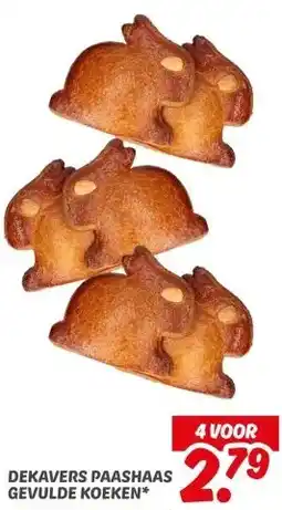 Dekamarkt Dekavers paashaas gevulde koeken aanbieding