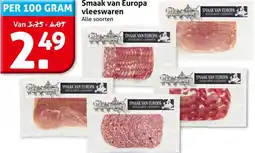 Hoogvliet Smaak van Europa vleeswaren aanbieding