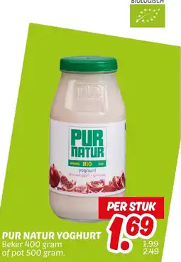 Dekamarkt Pur natur yoghurt aanbieding